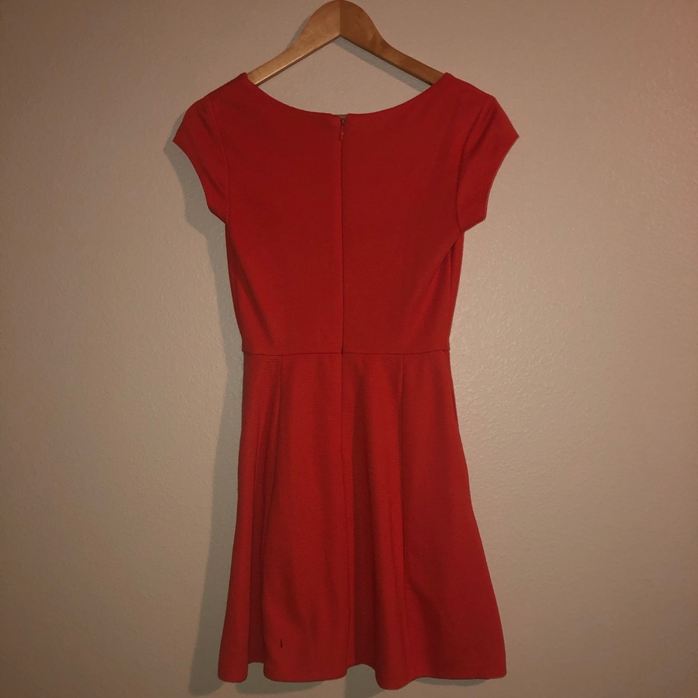 Orange Spring Dress - Picture 2 of 3